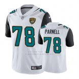Camiseta NFL Limited Hombre Jacksonville Jaguars Jermey Parnell Blanco Vapor Untouchable