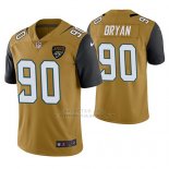 Camiseta NFL Limited Hombre Jacksonville Jaguars Taven Bryan Oro Color Rush
