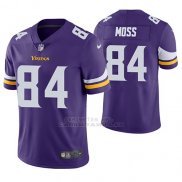 Camiseta NFL Limited Hombre Minnesota Vikings Randy Moss Violeta Vapor Untouchable
