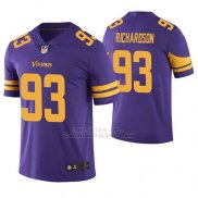 Camiseta NFL Limited Hombre Minnesota Vikings Sheldon Richardson Violeta Color Rush