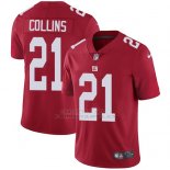 Camiseta NFL Limited Hombre New York Giants 21 Landon Collins Rojo Alterno Stitched Vapor Untouchable