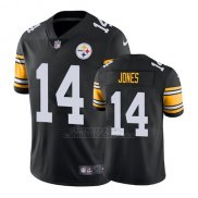 Camiseta NFL Limited Hombre Pittsburgh Steelers Tevin Jones Negro Vapor Untouchable Throwback