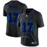 Camiseta NFL Limited Indianapolis Colts Rivers Logo Dual Overlap Negro