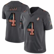 Camiseta NFL Limited Las Vegas Raiders Carr Retro Flag Negro