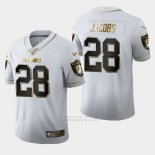 Camiseta NFL Limited Las Vegas Raiders Jacobs Golden Edition Blanco