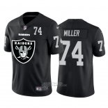 Camiseta NFL Limited Las Vegas Raiders Miller Big Logo Number Negro