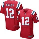 Camiseta New England Patriots Brady Rojo Nike Elite NFL Hombre