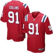 Camiseta New England Patriots Collins Rojo Nike Game NFL Nino