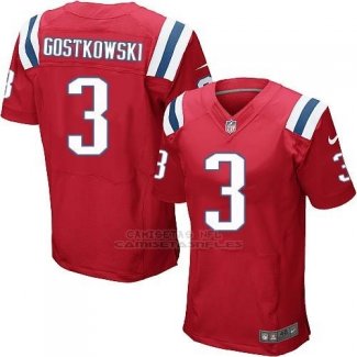 Camiseta New England Patriots Gostkowski Rojo Nike Elite NFL Hombre