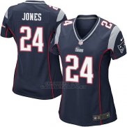 Camiseta New England Patriots Jones Negro Nike Game NFL Mujer