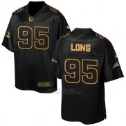 Camiseta New England Patriots Long 2016 Negro Nike Elite Pro Line Gold NFL Hombre