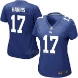 Camiseta New York Giants Harris Azul Nike Game NFL Mujer