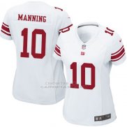 Camiseta New York Giants Manning Blanco Nike Game NFL Mujer