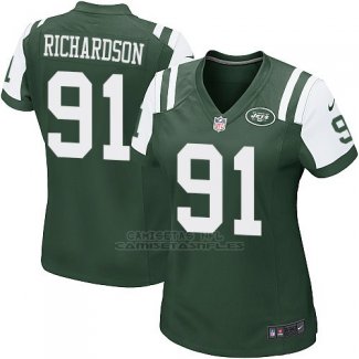 Camiseta New York Jets Richardson Verde Nike Game NFL Mujer