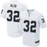 Camiseta Oakland Raiders Allen Blanco Nike Elite NFL Hombre
