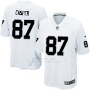 Camiseta Oakland Raiders Casper Blanco Nike Game NFL Hombre