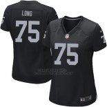 Camiseta Oakland Raiders Long Negro Nike Game NFL Mujer