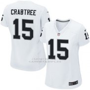 Camiseta Philadelphia Eagles Crabtree Blanco Nike Game NFL Mujer