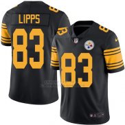 Camiseta Pittsburgh Steelers Lipps Negro Nike Legend NFL Hombre
