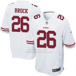 Camiseta San Francisco 49ers Brock Blanco Nike Game NFL Hombre