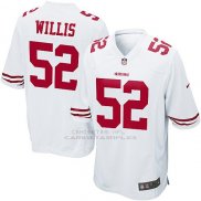 Camiseta San Francisco 49ers Willis Blanco Nike Game NFL Hombre