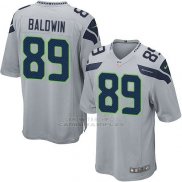 Camiseta Seattle Seahawks Baldwin Gris Nike Game NFL Hombre