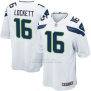 Camiseta Seattle Seahawks Lockett Blanco Nike Game NFL Hombre