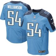 Camiseta Tennessee Titans Williamson Azul Nike Elite NFL Hombre