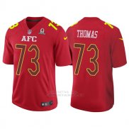 Camiseta AFC Thomas Rojo 2017 Pro Bowl NFL Hombre