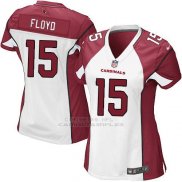 Camiseta Arizona Cardinals Floyd Blanco Rojo Nike Game NFL Mujer