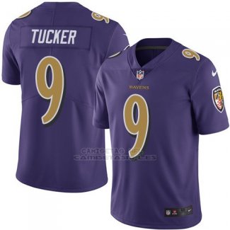 Camiseta Baltimore Ravens Tucker Violeta Nike Legend NFL Hombre