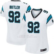 Camiseta Carolina Panthers Butler Blanco Nike Game NFL Mujer