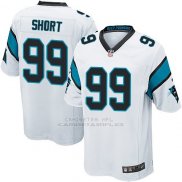 Camiseta Carolina Panthers Short Blanco Nike Game NFL Nino