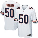 Camiseta Chicago Bears Freeman Blanco Nike Game NFL Hombre