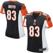 Camiseta Cincinnati Bengals Boyd Negro Nike Game NFL Mujer