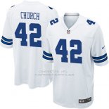 Camiseta Dallas Cowboys Church Blanco Nike Game NFL Hombre