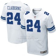 Camiseta Dallas Cowboys Claiborne Blanco Nike Elite NFL Hombre
