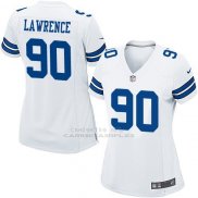 Camiseta Dallas Cowboys Lawrence Blanco Nike Game NFL Mujer