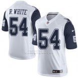 Camiseta Dallas Cowboys R.White Blanco y Profundo Azul Nike Elite NFL Hombre