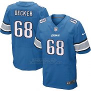 Camiseta Detroit Lions Decker Azul 2016 Nike Elite NFL Hombre