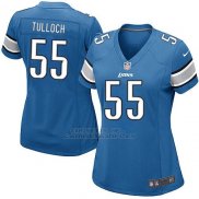 Camiseta Detroit Lions Tulloch Azul Nike Game NFL Mujer