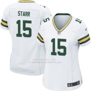 Camiseta Green Bay Packers Starr Blanco Nike Game NFL Mujer