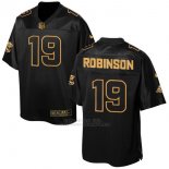 Camiseta Jacksonville Jaguars Robinson Negro 2016 Nike Elite Pro Line Gold NFL Hombre