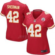 Camiseta Kansas City Chiefs Sherman Rojo Nike Game NFL Mujer
