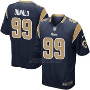 Camiseta Los Angeles Rams Donald Negro Nike Game NFL Hombre