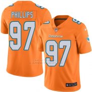 Camiseta Miami Dolphins Phillips Naranja Nike Legend NFL Hombre
