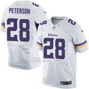 Camiseta Minnesota Vikings Peterson Blanco Nike Elite NFL Hombre