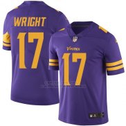 Camiseta Minnesota Vikings Wright Violeta Nike Legend NFL Hombre