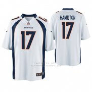 Camiseta NFL Game Hombre Denver Broncos Daesean Hamilton Blanco