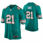 Camiseta NFL Game Hombre Dolphins Frank Gore Throwback Verde